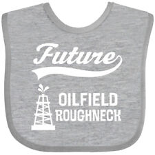 Inktastic Future Oilfield Roughneck Baby Bib Oil Rig Worker Engineer Petroleum