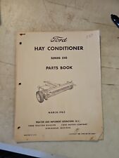 Vintage 1963 Ford Series 510 Hay Conditioner Parts Book