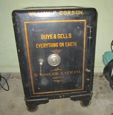 Antique Mosler Safe On Wheels - With Combination - 34 X 24 X 23