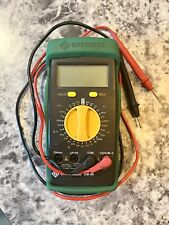 Greenlee Dm-60 Digital Multimeter With Leads Good Condition