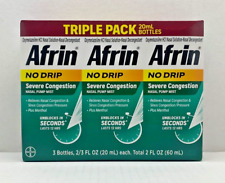 Afrin No Drip Severe Congestion 12 Hour Nasal Pump Mist 60 Ml