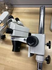 Amscope 5x Stereo Microscope With Single Arm Boom Stand Missing Stand Connection