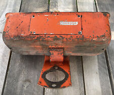 Antique J.i. Case Tractor Size C Tool Box Original Embossed Lid Measures 14.5 L