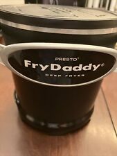 Brand New Presto 05425 Frydaddy Plus Electric Deep Fryer With Frying Basket