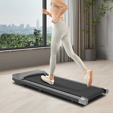 Electric Treadmill Portable Under Desk Walking Pad Home Office Fitness Running
