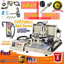 Cnc 6040 4 Axis Router Mach Usb Engraving Metal Cuttingmilling Machine Us Stock