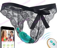 Wearable Vibrating Women Panties Massager Wireless App Remote Control Underwear