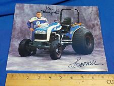 Ron Barfield Signed Poster Brochure Nascar New Holland Tractor Boomer Farm