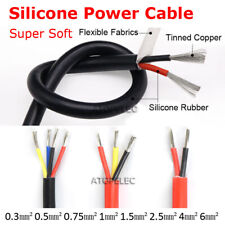 Heat Resistant 234 Core Silicone Power Cable Super Soft Tinned Ofc Copper Wire