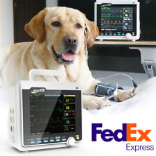 Vet Veterinary Patient Monitor 6 Parameter Spo2 Pr Ecg Nbp Temp Resp 8.4 Screen