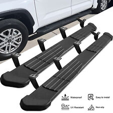 For 2022-2024 Toyota Tundra Crew Max 6.5 Running Board Side Step Nerf Bar Blk T