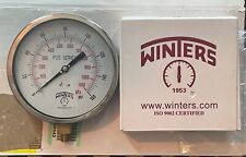 Winters P3s6087 6 Dial Size 14 Npt Male Industrial Pressure Gauge 0 To 160psi