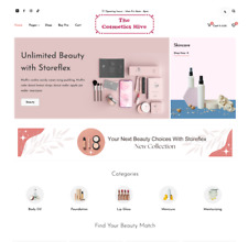  The Cosmetics Hive Established Turnkey Website Template For Sale