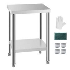 Hxcfyp Stainless Steel Table For Prep Work 24 X 18 Inches Nsf Commercial Duty