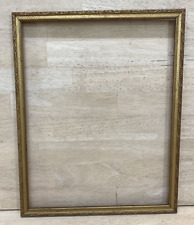 Antique Picture Frame Hand Carved Wood 12 X 15 Gold Fine Art