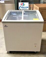 New 31 Ice Cream Glass Dipping Freezer Chest Showcase Display Commercial Nsf