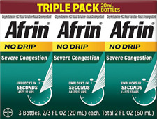 Afrin No-drip Severe Congestion Nasal Spray 20 Ml.pk. 3 Pk.