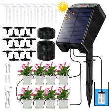 Solar Automatic Plant Waterer Flower Garden Drip Irrigation System Sprinkler Kit