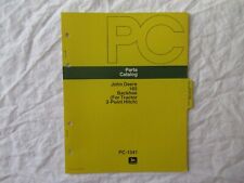 1974 John Deere 165 Backhoe For Tractor 3-point Hitch Parts Catalog Pc-1341