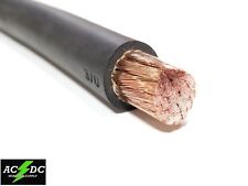 Welding Cable 30 Black 75 Ft Battery Leads Usa New Gauge Copper Awg 600v Sae