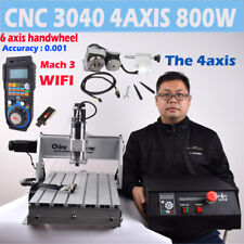 Cnc 3040z-dq 4-axis Router 800w Engraving Mach 3 Usb Cutting Engraver Machine