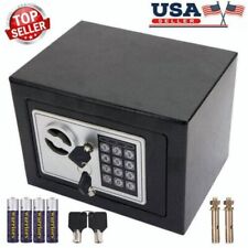 Basics Security Safe And Lock Box With Electronic Keypad - Secure Cash Jewelry