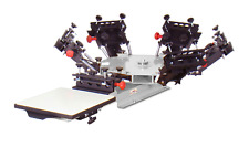 Vastex V-1000 Professional Screen Printing Manual Press 1 Station 6 Color