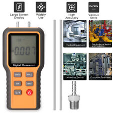 Digital Display Digital Manometer Air Pressure Meter Gauge  Switchable E3p0