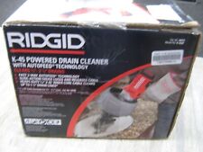 Ridgid K45 Powered Drain Cleaner With Auto Feed Sealed New Free Fast Shipping
