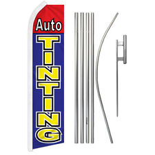 Auto Tinting Swooper Flutter Feather Advertising Flag Kit Car Window Tinting