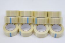 12 Rolls 2 X 60 Yd Filament High Tensile Strapping Fiberglass Tape 170 Lb Rated
