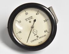 Vintage Industrial Centimeters Of Water Control Pressure Gauge