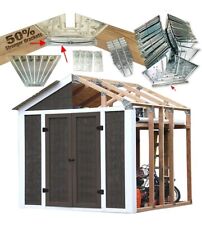 50 Structurally Stronger Truss Design Easy Shed Kit Builds 6in14in Widths New