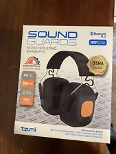 Sound Guards Noise Cancelling Bluetooth Headphones Hearing Protection Ear Muffs