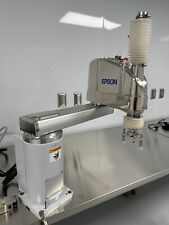 Epson Scara Robot Wcontroller G6-651c 650mm Reach Cleanroom Teach Pendant