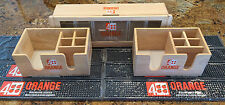 4 Orange Bar Set Spill Mat Bar Caddy Condiment Tray Napkin Tray-11 Piece Set