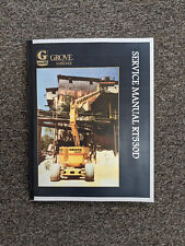 Grove Rt530d Rough Terrain Crane Shop Service Repair Manual