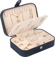 Travel Jewelry Box Small Jewelry Organizer Box For Women Girls 2 Layer Travel