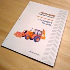 John Deere 410b Tractor Backhoe Loader Operators Owners Book Guide Manual