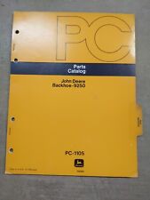 John Deere Backhoe-9250 Parts Catalog Pc-1105