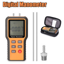 Digital Manometer Dual Port 20kpa Air Pressure Meter Gauge  Switchable T4y5