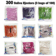 Saliva Ejectors Dental Suction Ejector Made In Italy 300pk