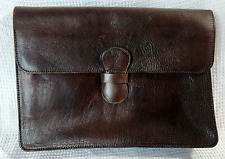 Brown Leather Document Holder 10.5 X8