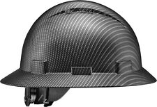 Cal Pacific Mate Black Full Brim Hard Hat With With Fas-trac Suspension