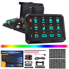 Rgb 812 Gang Switch Panel Switch Auxiliary Circuit Control For Off Road Trucks