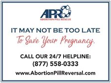 Abortion Pill Reversal Apr Banner Pro-life Vinyl Sign