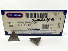 Stellram Tpg-432 Tpgn-220408f New Carbide Inserts Grade Sd3 Pcs 2