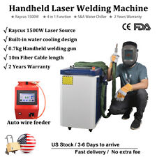 Handheld Laser Welder 1500w Raycus Cleaning Cutting Machine Wire Feeder Chiller