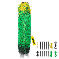 Vevor Electric Netting Fence Kits Sheep Fencing 35.4h X 164l With Posts Spikes