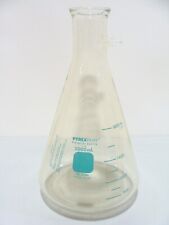 Corning Pyrex Plus 65340 2000ml Lab Glass Vacuum Filter Flask Plastic Coated 